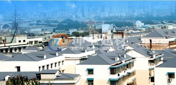 合成樹脂瓦質(zhì)輕承載力強(qiáng)，是平改坡的理想選擇